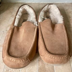 UGG Tan Suede Loafers Slip-On Comfort